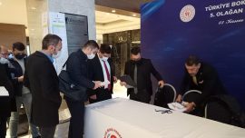 Boks Federasyonu genel kurulunun yapılacağı salon mühürlendi