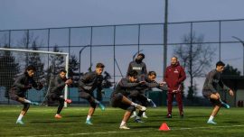 Trabzonspor Beşiktaş maçı hazırlıklarını sürdürdü