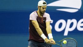Garcia ve Khachanov ABD Açık'ta yarı finale yükseldi