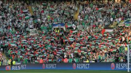 Filistin'e destek veren Celtic'e UEFA'dan para cezası
